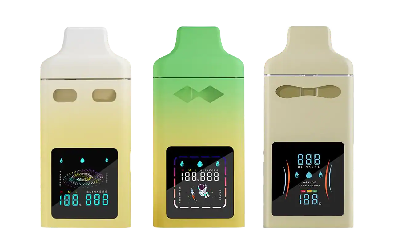 CD09 dual-tank concentrate vape device with digital display and adjustable voltage