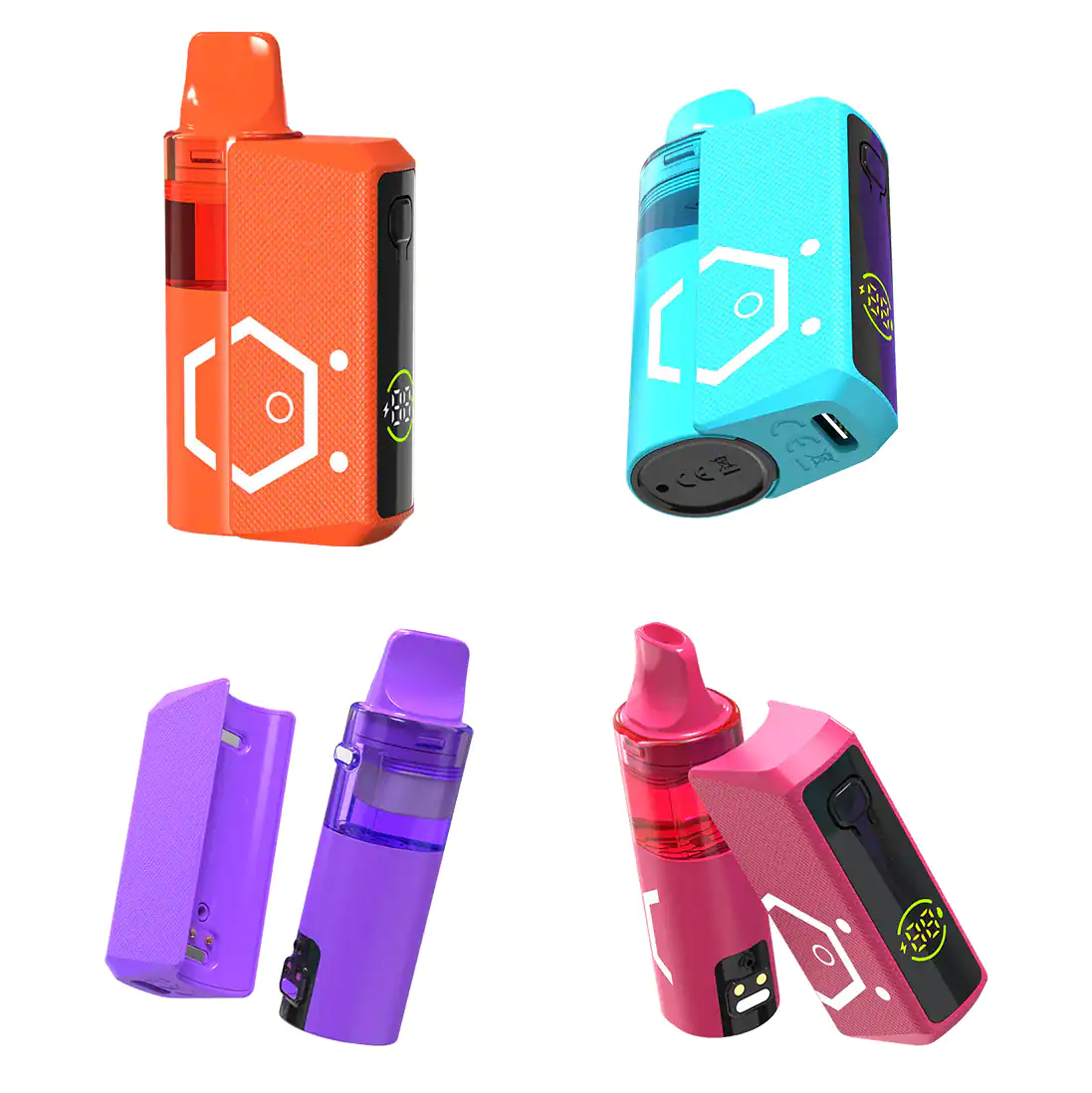 CD11 1ml or 2ml compact concentrate vape device with 280mAh battery