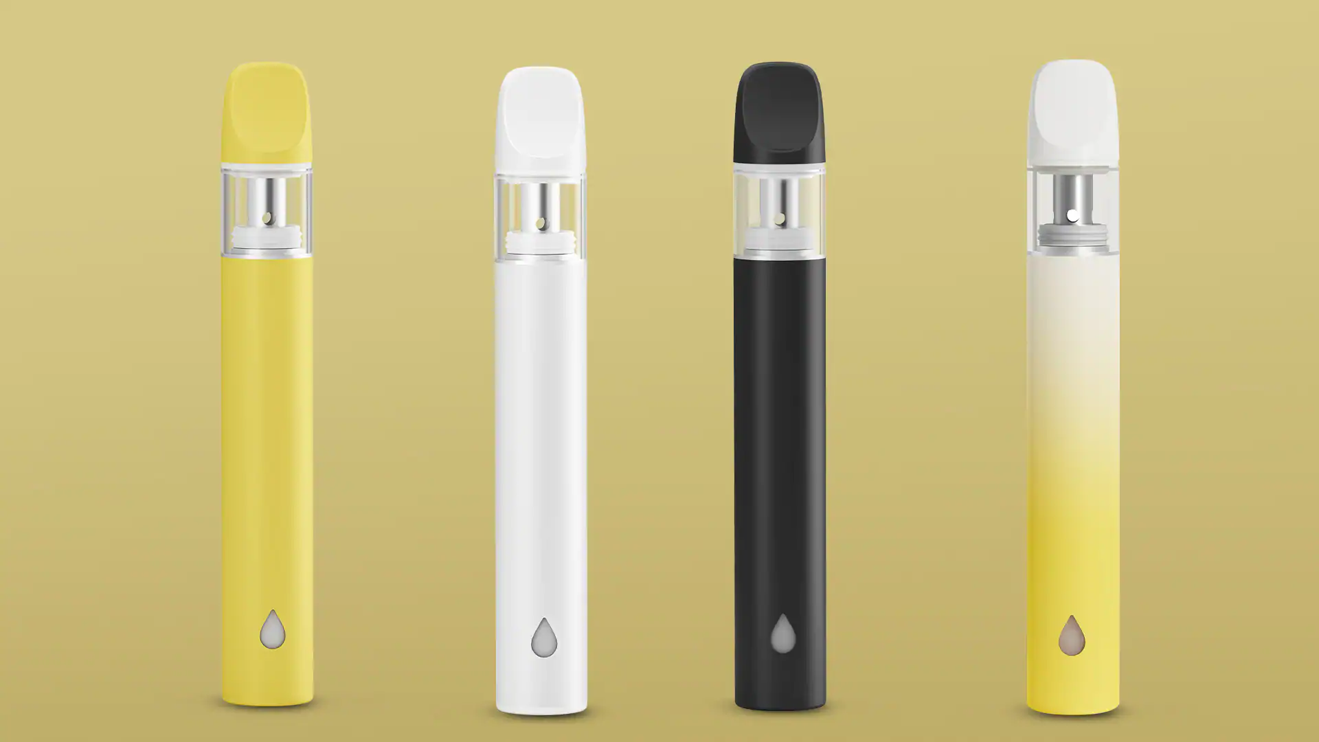 D52 slim concentrate vape device custom color range